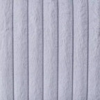 Cadre de lit plateforme rembourré Queen/King avec tête de lit moelleuse et douce, gris et noir