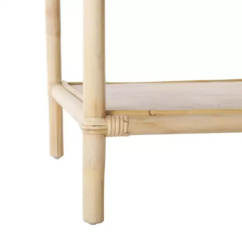 Table d'appoint carrée, finition naturelle
