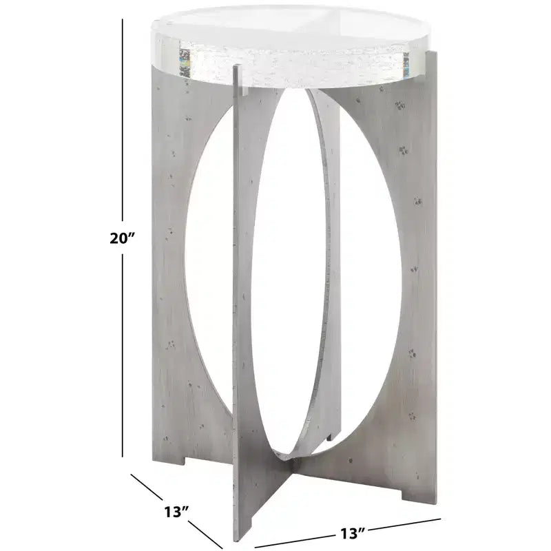Petite table d'appoint carrée, table de chevet d'appoint moderne en bois, blanche