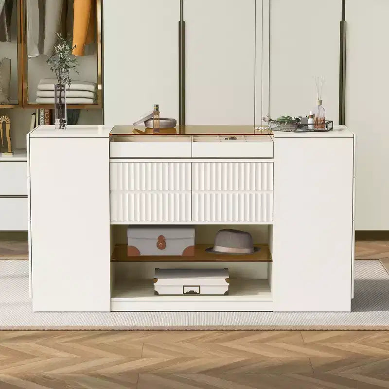 Table de chevet en bois à deux tiroirs pour chambre d'enfant