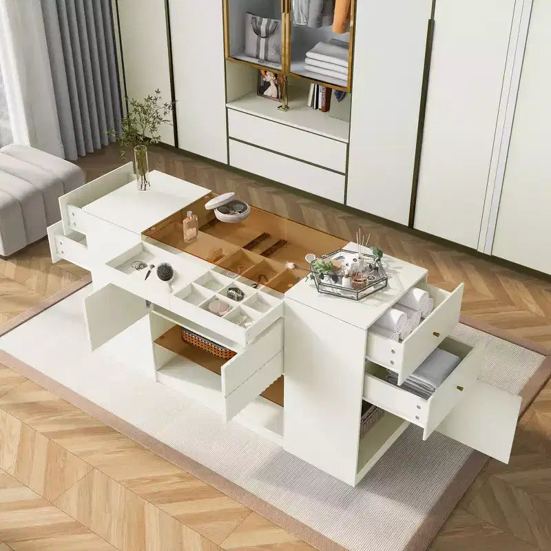 Table de chevet en bois à deux tiroirs pour chambre d'enfant