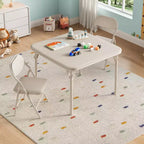 Set of 5 Kids Folding Table and Chairs Set for Children's Activity
