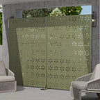 Écran d'intimité extérieur de 72 pouces Clôture décorative de jardin