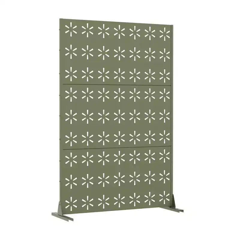 Écran d'intimité extérieur de 72 pouces Clôture décorative de jardin