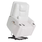 Fauteuil inclinable releveur électrique pour personnes âgées - 3 positions, ports USB, porte-gobelets, poches latérales