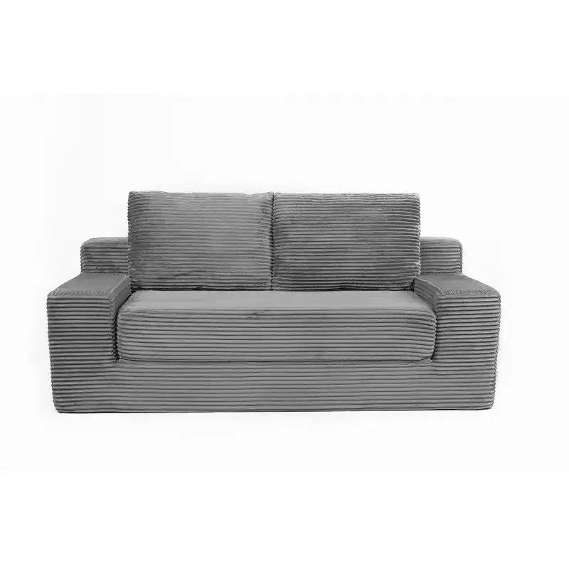 Canapé Loveseat avec coussin réversible, oreillers, canapé-lit profond, velours côtelé