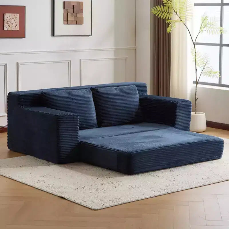 Canapé Loveseat avec coussin réversible, oreillers, canapé-lit profond, velours côtelé