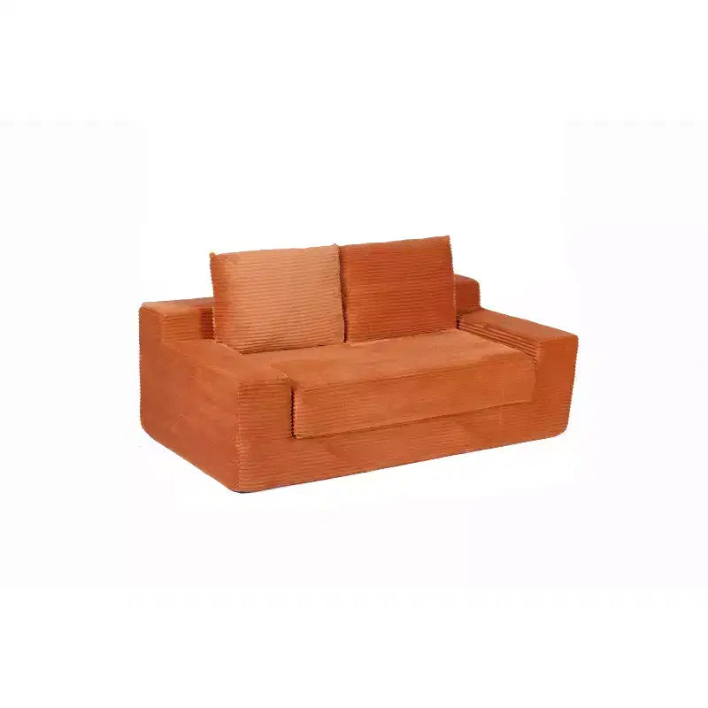 Canapé Loveseat avec coussin réversible, oreillers, canapé-lit profond, velours côtelé