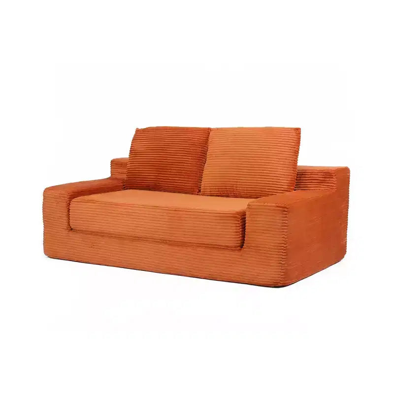 Canapé Loveseat avec coussin réversible, oreillers, canapé-lit profond, velours côtelé