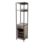 Étagère de présentation autoportante à 3 niveaux de 183 cm de haut
