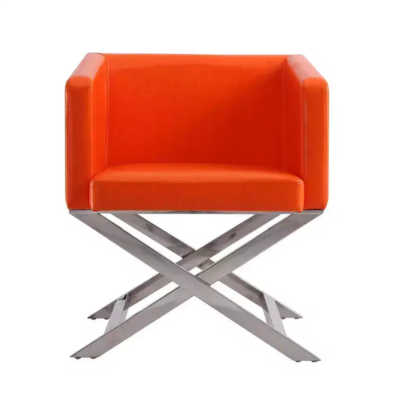 Fauteuil d'appoint de salon en similicuir Hollywood