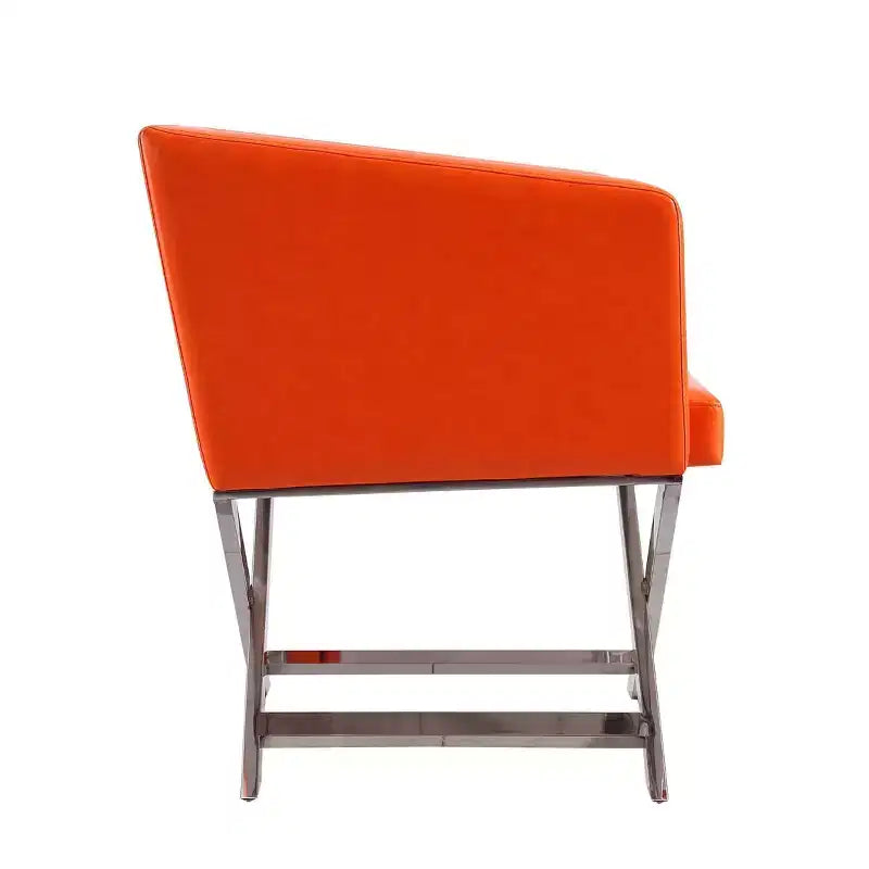 Fauteuil d'appoint de salon en similicuir Hollywood