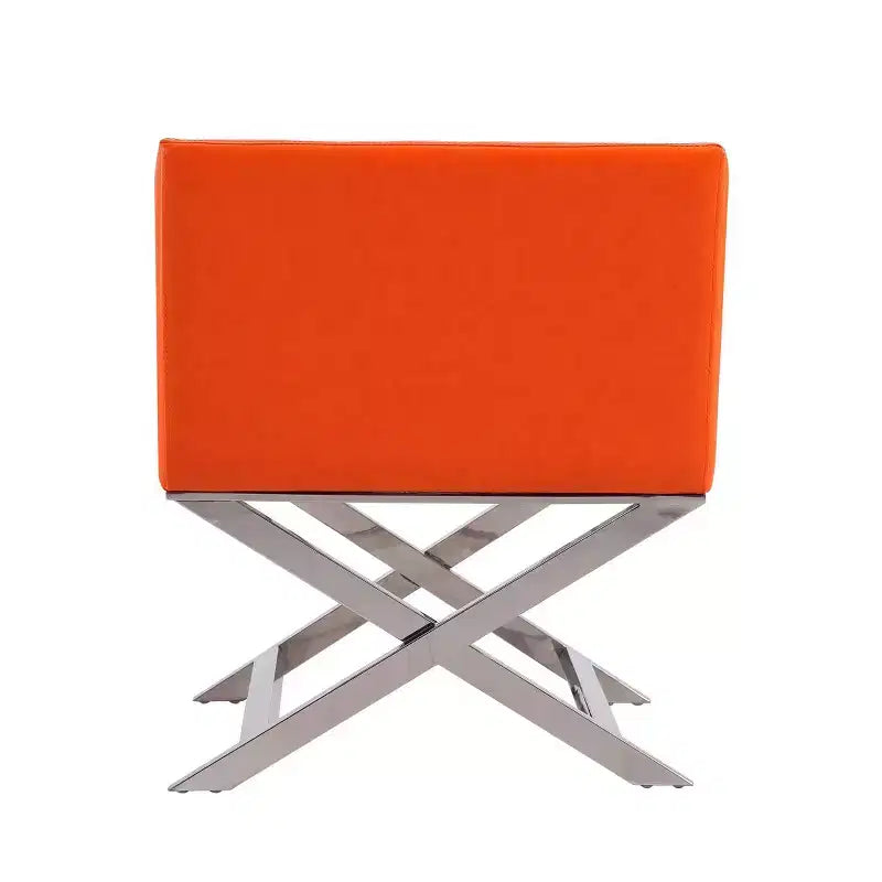Fauteuil d'appoint de salon en similicuir Hollywood