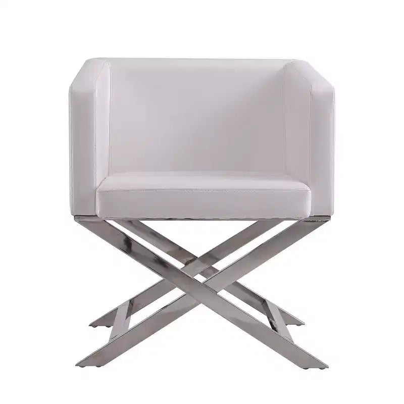 Fauteuil d'appoint de salon en similicuir Hollywood