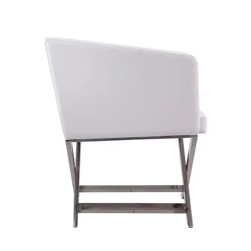 Fauteuil d'appoint de salon en similicuir Hollywood