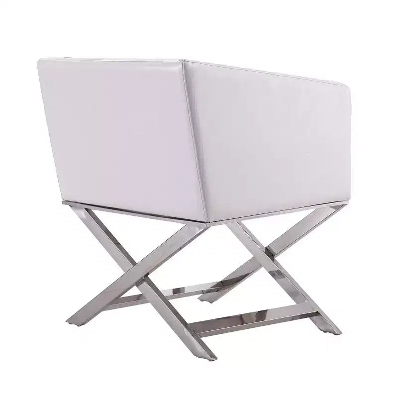 Fauteuil d'appoint de salon en similicuir Hollywood