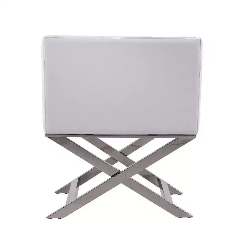 Fauteuil d'appoint de salon en similicuir Hollywood