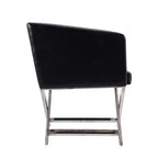 Fauteuil d'appoint de salon en similicuir Hollywood