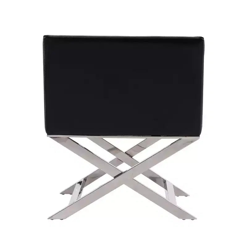 Fauteuil d'appoint de salon en similicuir Hollywood