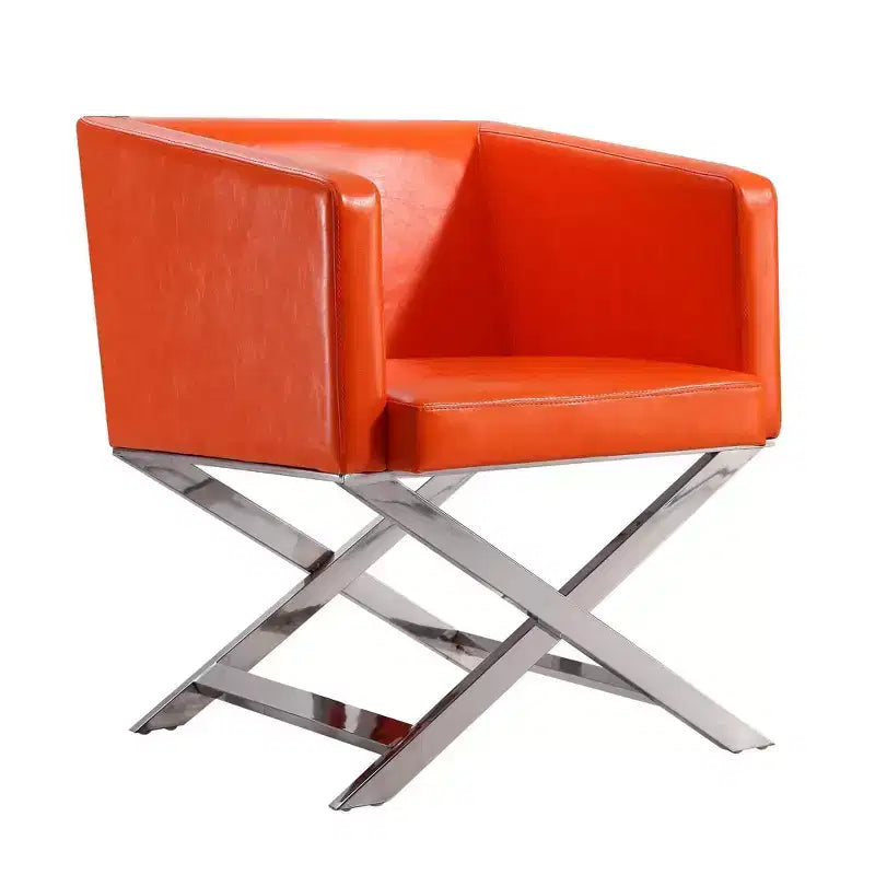 Fauteuil d'appoint de salon en similicuir Hollywood