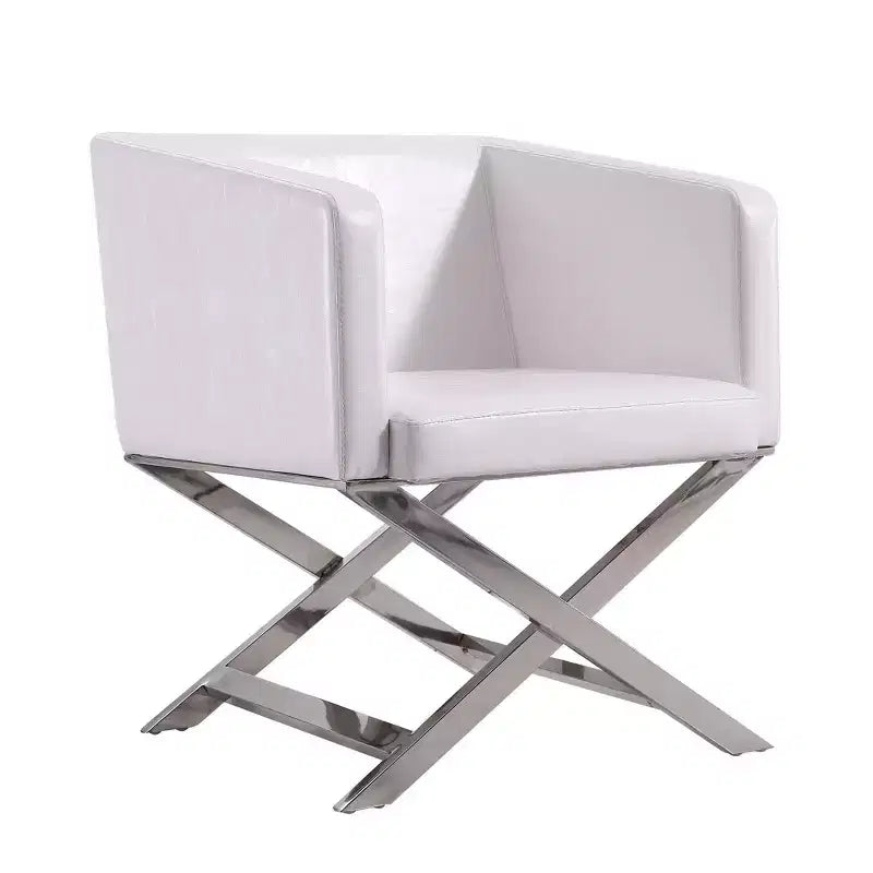 Fauteuil d'appoint de salon en similicuir Hollywood